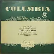 LP - Original London Presentation - Vocal Gems from Jack Hylton's Production 'Call Me Madam' - Unbreakable