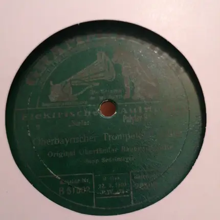 Original Oberlandler Bauernkapelle Sepp Sedelmayer - Oberbayrischer Trompeten-Länder / Klarinetten-Sepp