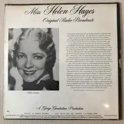 LP - Original Radio Broadcasts - Miss Helen Hayes
