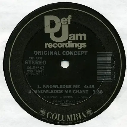 Original Concept - Can You Feel It? / Knowledge Me