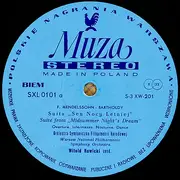 LP - Orkiestra Symfoniczna Filharmonii Narodowej , Witold Rowicki , Felix Mendelssohn-Bartholdy , Mauric - Sen Nocy Letniej / Bolero - Blue Labels