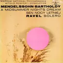 LP - Orkiestra Symfoniczna Filharmonii Narodowej , Witold Rowicki , Felix Mendelssohn-Bartholdy , Mauric - Sen Nocy Letniej / Bolero - Blue Labels