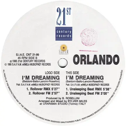 Orlando - I'm Dreaming