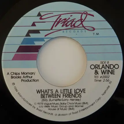 Orlando & Wine - Close Your Eyes