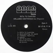 LP - Orlando Contreras Y Orquesta - Esta Tu Cancion