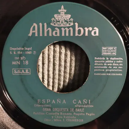 Orquesta Típica Española - España Cañi / Triana
