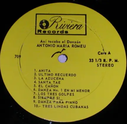 Orquesta Antonio Maria Romeu - Asi Tocaba El Danzon