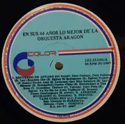 LP - Orquesta Aragon - Lo Mejor  Orquesta Aragon En Sus 44 AÑOs