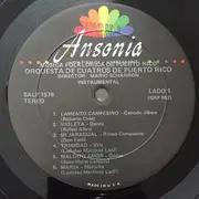 LP - Orquesta De Cuatros De Puerto Rico , Mario Scharron - La Musica Folklórica De Puerto Rico