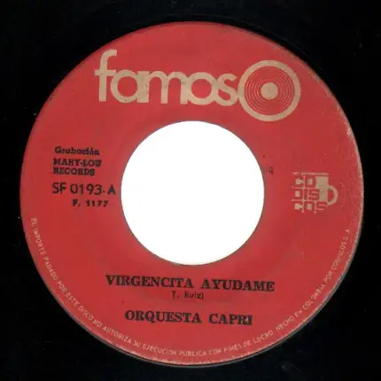 Orquesta Capri - Virgencita Ayudame / Vagabundo