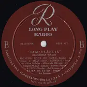 LP - Orquestra 'Rádio' - Sambolândia