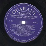 LP - Os Anjos Do Sol - Carnaval Através Dos Tempos