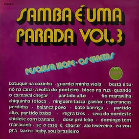 Os Caretas - Samba É Uma Parada Vol. 3