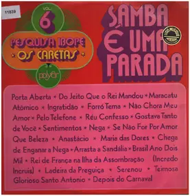 Os Caretas - Samba É Uma Parada Vol. 6