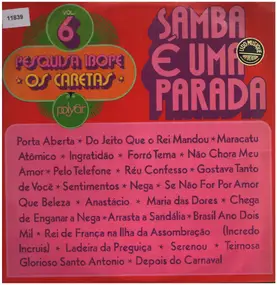 Os Caretas - Samba É Uma Parada Vol. 6
