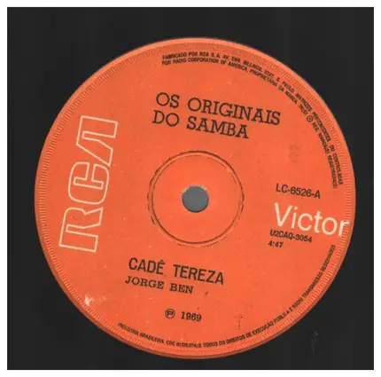 Os Originais do Samba - Cade Tereza