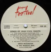 LP - Owen McDonagh And The Bogside Men - Songs Of Irish Civil Rights - Chants De La Révolution Irlandaise