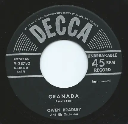 Owen Bradley And His Orchestra - The Breeze (That's Bringin' My Honey Back To Me)