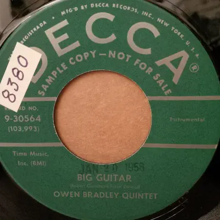 Owen Bradley And His Quintet - Big Guitar / Sentimental Dream
