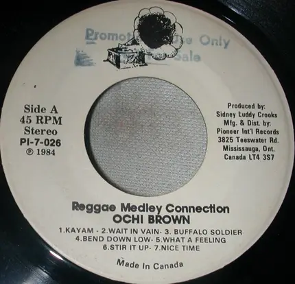 Owen Gray - Joslyn McHardy / O'Chi Brown - Medley Reggae Connection