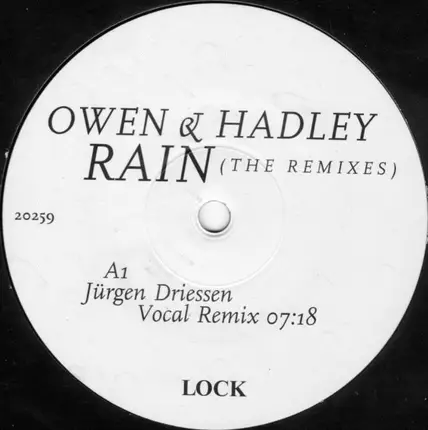 Owen Ingram & Tony Hadley - Rain (The Remixes)