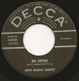 Owen Bradley Quintet - Sentimental Dream / Big Guitar