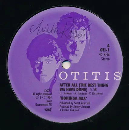 Otitis - After All (The Best Thing We Have Done)