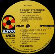 LP - Otis Redding - The Great Otis Redding Sings Soul Ballads