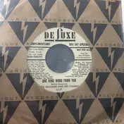Otis Williams & the Charms - One Kind Word From You / Talking To Myself
