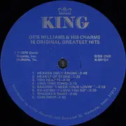 LP - Otis Williams & The Charms - 16 Hits - Contains All Their Greatest Hits