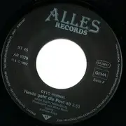 7inch Vinyl Single - Otto Normal - Heute Geht Die Post Ab