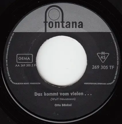 Otto Bänkel - Des Klempners Töchterlein