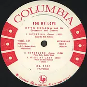 10'' - Otto Cesana & His Orchestra - For My Love - Mono