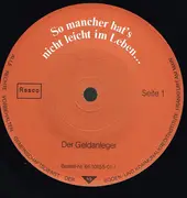 7inch Vinyl Single - Otto Grünmandl , Theo Peer - So Mancher Hat's Nicht Leicht Im Leben