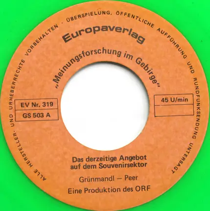 Otto Grünmandl - Meinungsforschung Im Gebirge