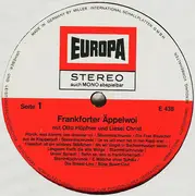 LP - Otto Höpfner , Liesel Christ , Ursula Köllner , Kurt Schönewolf , Die Frankforter Bembel-Sänger , F - Frankforter Äppelwoi