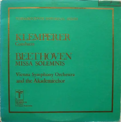 Otto Klemperer conducts Beethoven - Missa Solemnis In D Major, Opus 123