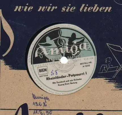 Otto Kermbach - Rheinländer-Potpouri I/II