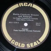 LP - Ottorino Respighi / Richard Strauss - Zubin Mehta , Los Angeles Philharmonic Orchestra - Feste Romane (Roman Festivals). Don Juan.