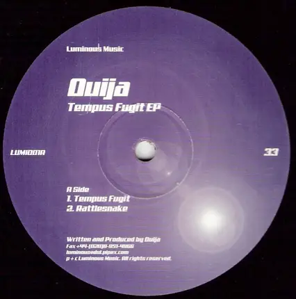 Ouija - Tempus Fugit EP