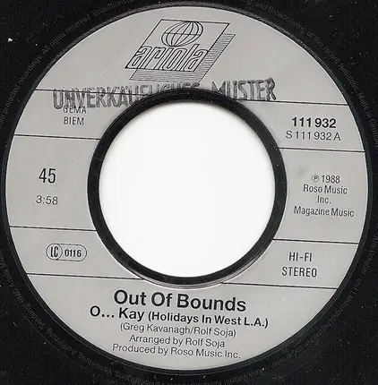 Out Of Bounds - O...Kay (Holidays In West L.A.)