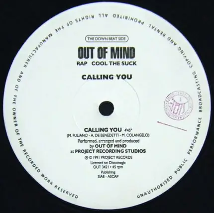 Out Of Mind - Calling You