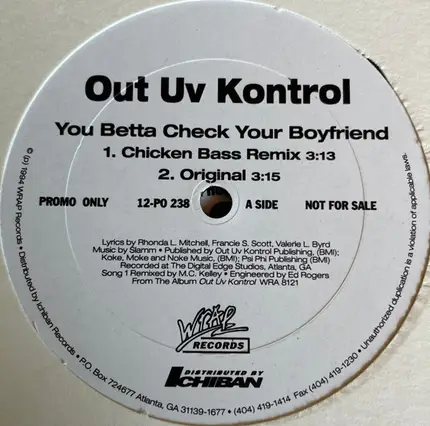 Out Uv Kontrol - You Betta Check Your Boyfriend