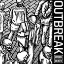 7inch Vinyl Single - Outbreak - Work To Death - White/Black Splatte Vinyl
