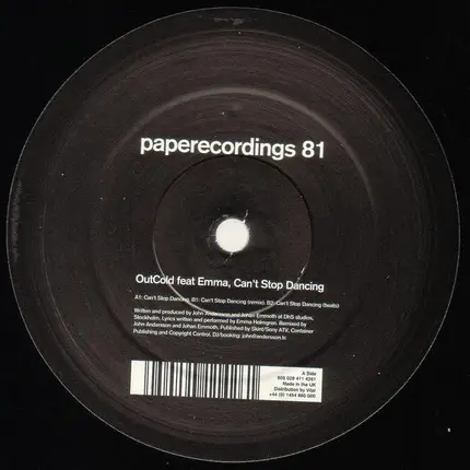 Outcold - Can't Stop Dancing