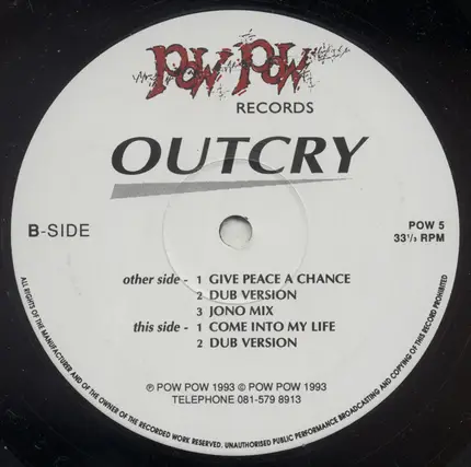 Outcry - Give Peace A Chance