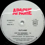 12inch Vinyl Single - Outland - Can You Remember
