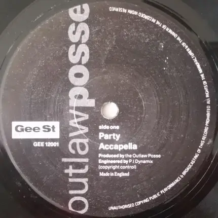 Outlaw Posse - Party / Outlaws In Effect