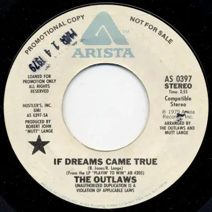 Outlaws - You Are The Show / If Dreams Came True