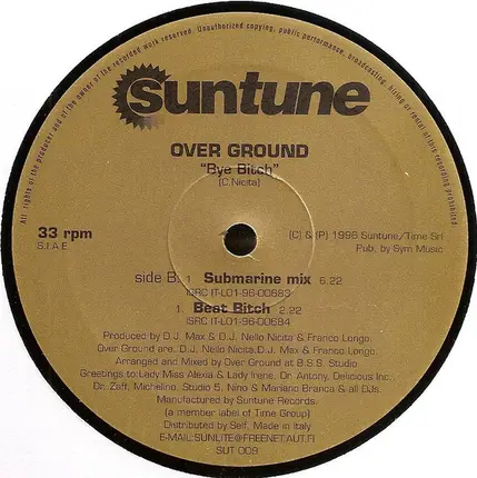 Over Ground - Bye Bitch